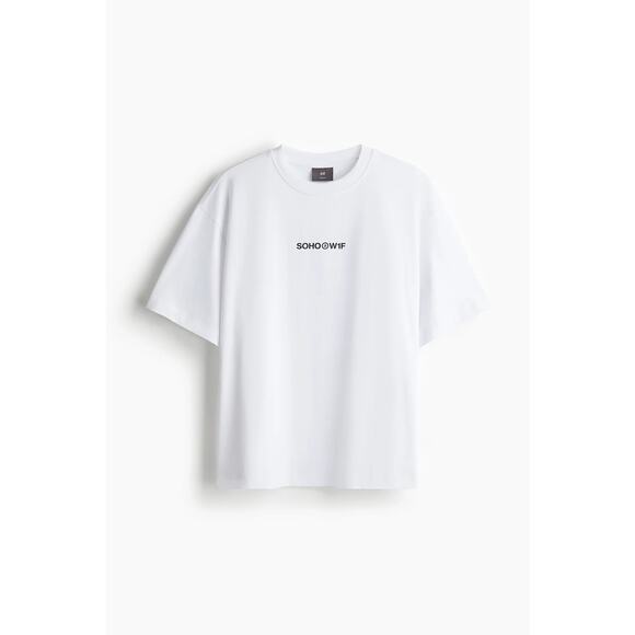 H&M Soho  White T-Shirt Size XL - Picture 1 of 11